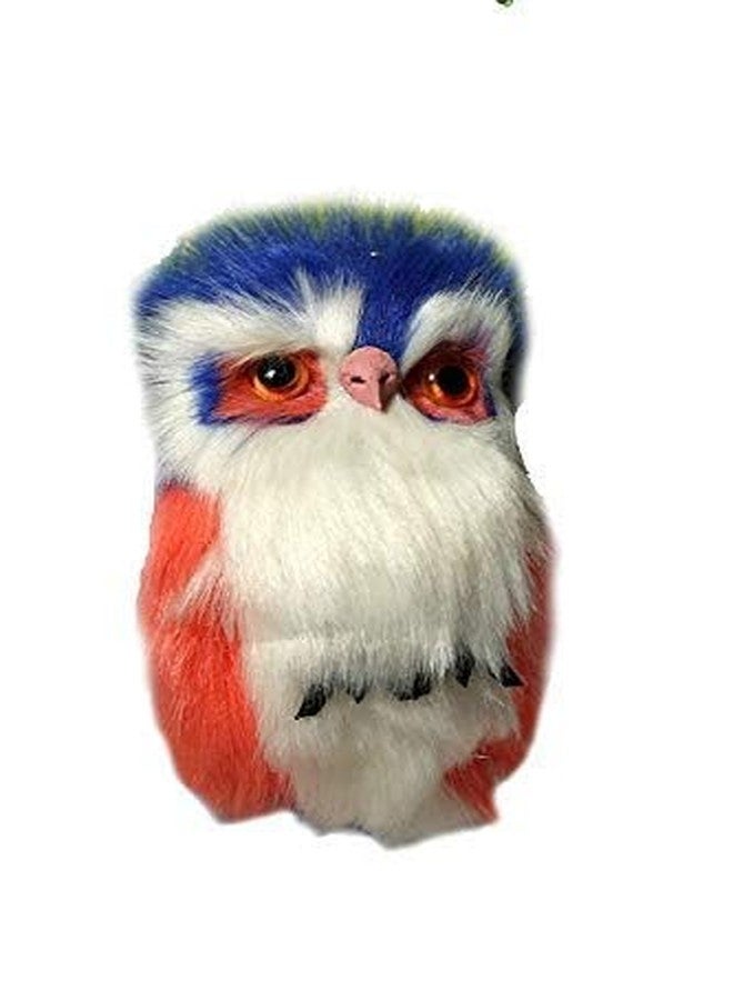 D&C PAWS Interactive Owl Plush Toy, Charming Plush Toys, Hunting Playful Engaging and Soft Toys for Cat, Dog (Multicolor, Pack of 1) - Image 1